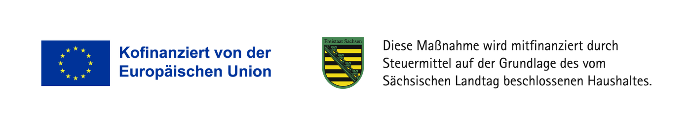 Kofinanziert von der Europäischen Union und dem Freistaat Sachsen